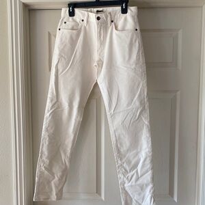 Todd Snyder Cream Slim Men's Jeans Sz 30/32.